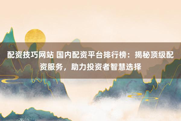 配资技巧网站 国内配资平台排行榜：揭秘顶级配资服务，助力投资者智慧选择